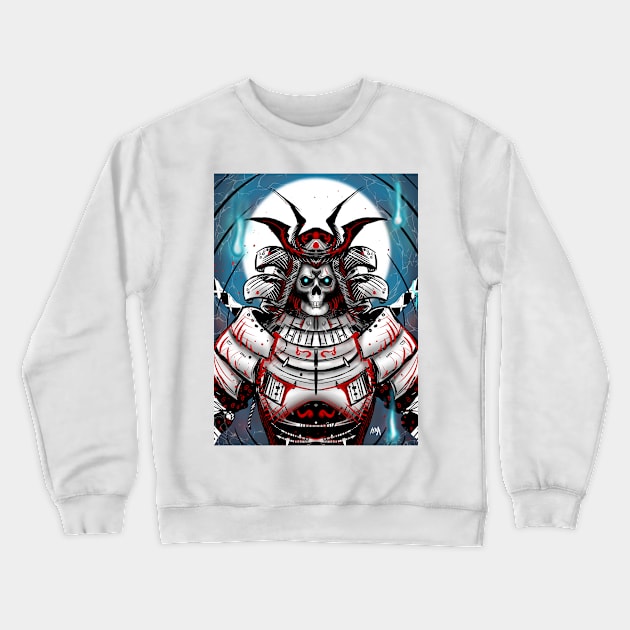 Undead Samurai Crewneck Sweatshirt by Haroldrod